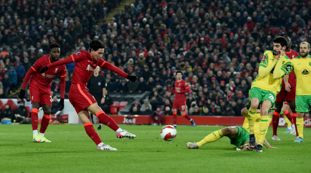 Minamino ponía en ventaja a Liverpool. (Foto: Getty Images).